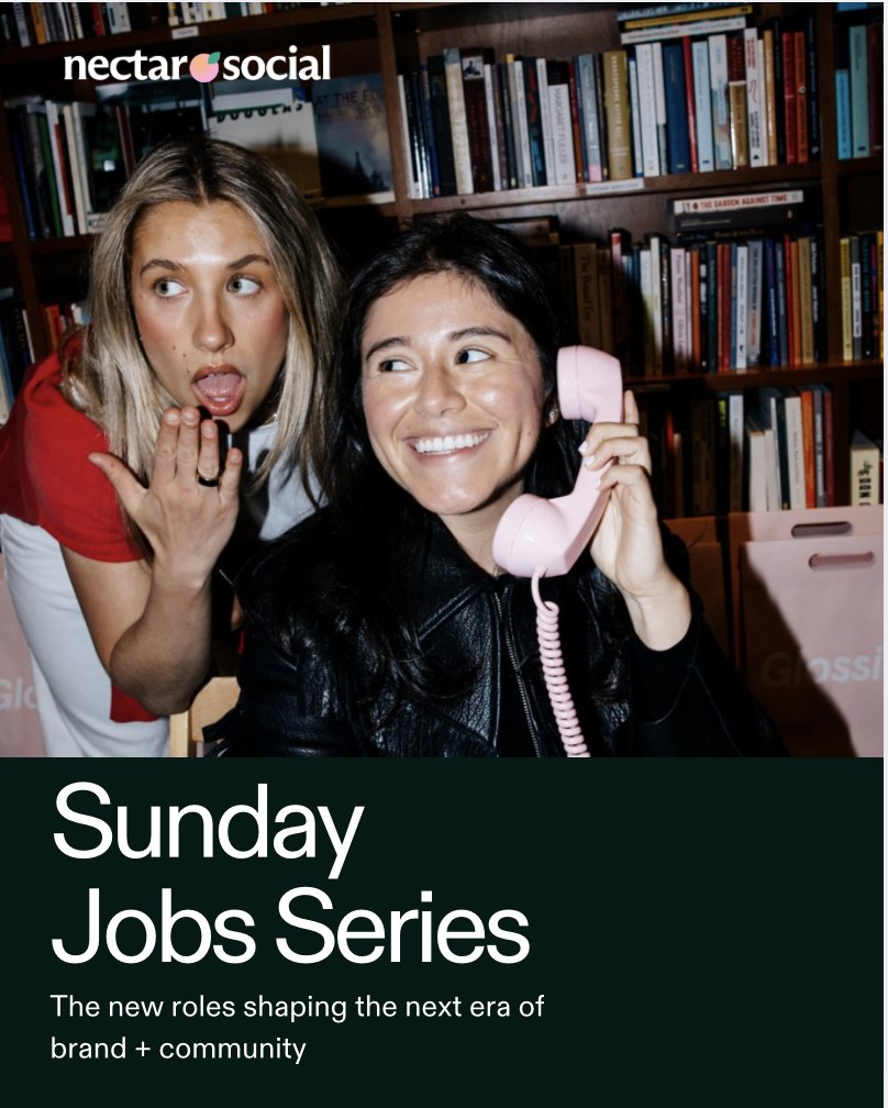 Sunday Jobs Series post with photo over a title band