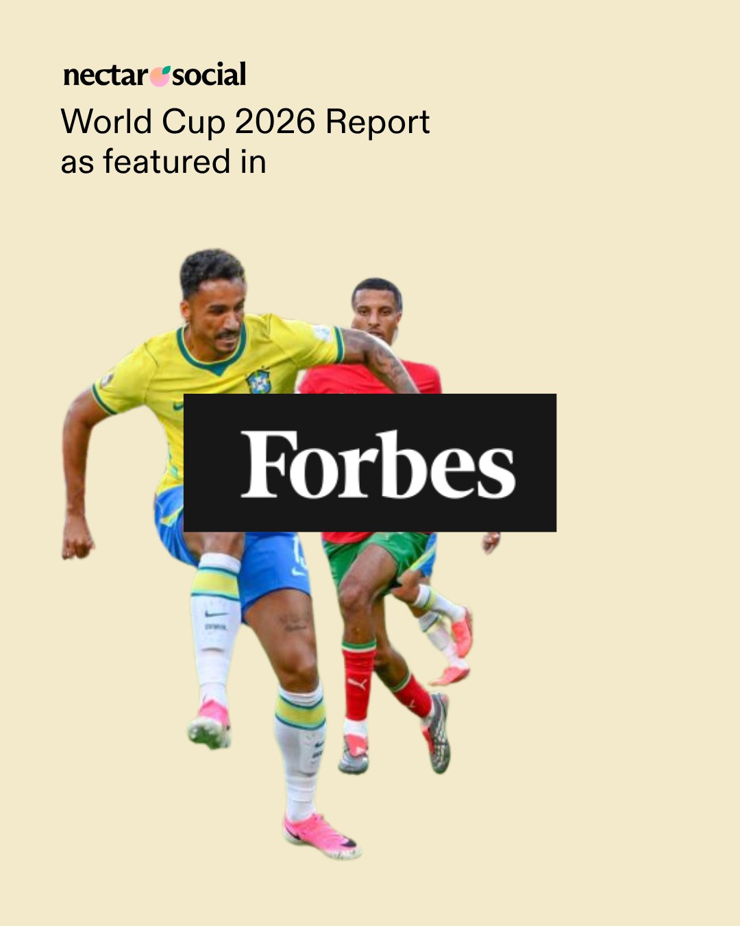 World Cup report cover on cream