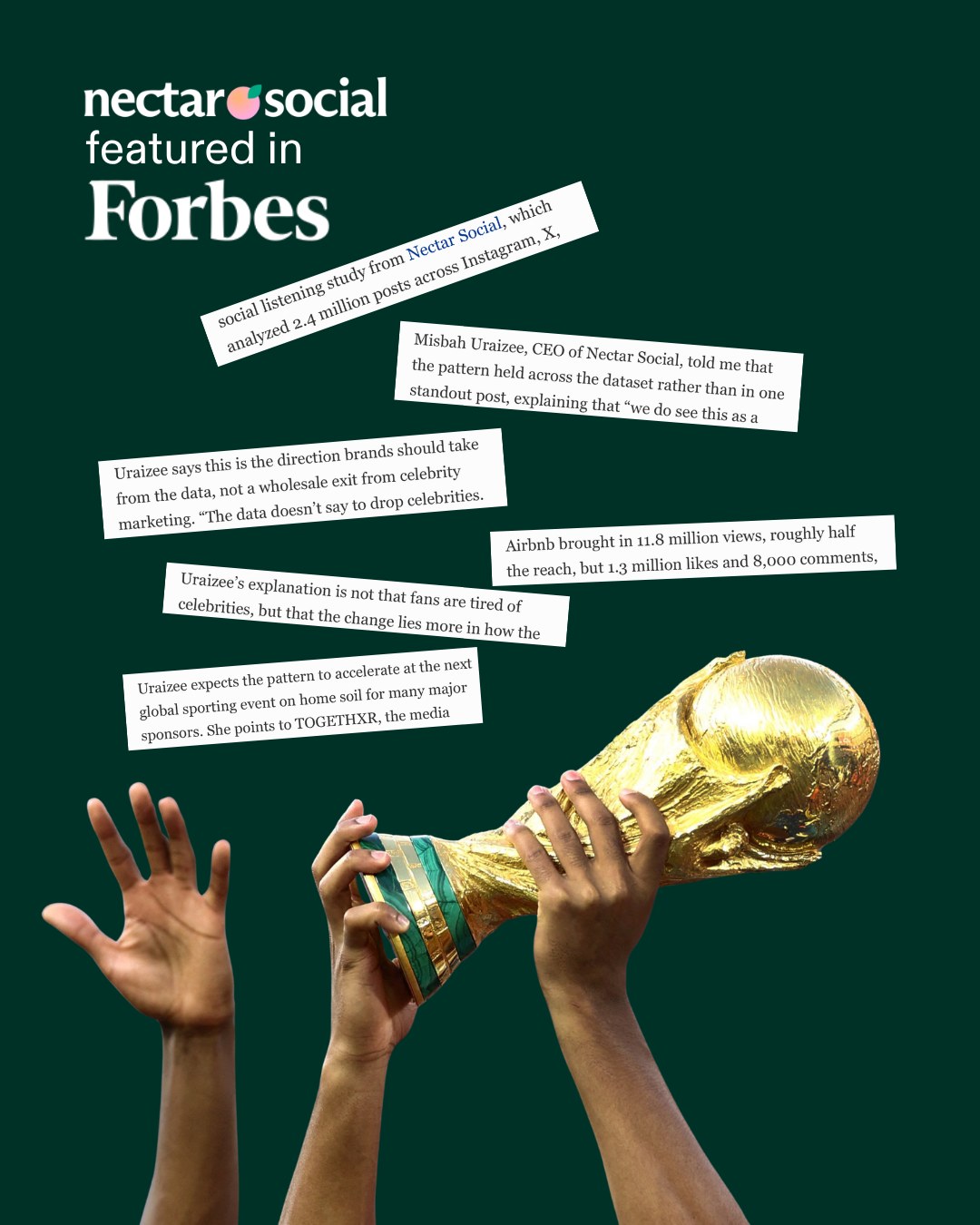 World Cup report cover on deep green